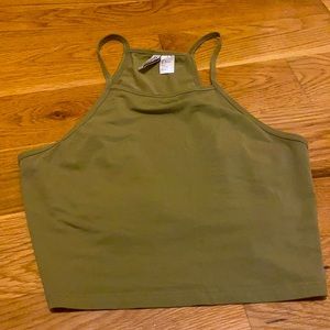 Divided Crop top- Large